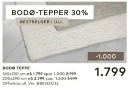 Skeidar Bodø teppe tilbud
