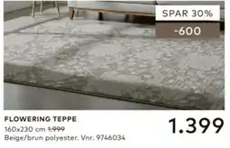 Skeidar Flowering Teppe tilbud