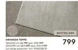 Skeidar GRANADA TEPPE tilbud
