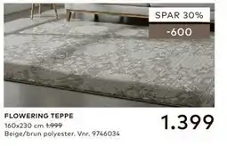 Skeidar FLOWERING TEPPE tilbud
