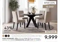 Skeidar GUEST SPISEBORD tilbud