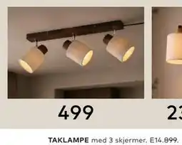 Skeidar TAKLAMPE tilbud