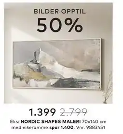 Skeidar NORDIC SHAPES MALERI tilbud