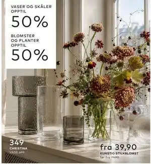 Skeidar CHRISTINA VASE tilbud