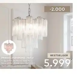 Skeidar PRAHA LYSEKRONE tilbud