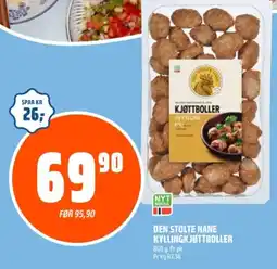 Coop Obs Den Stolte Hane Kyllingkjøttboller tilbud