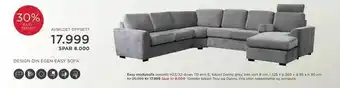 Møbelringen Easy modulsofa Kr 17999 Spar kr 8000 tilbud