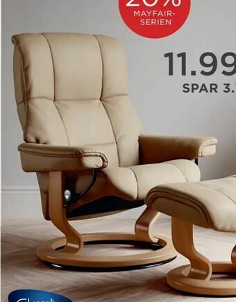 Møbelringen Stressless® Mayfair Classic hvilestol tilbud