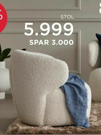 Møbelringen Mia stol med sving tilbud