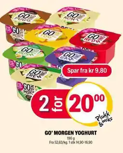 Coop Extra GO’ MORGEN YOGHURT tilbud