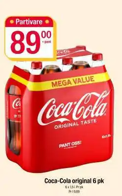 Coop Extra Coca-Cola original 6 pk tilbud