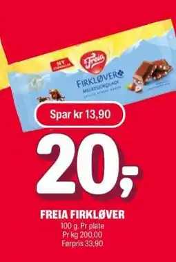 Coop Extra FREIA FIRKLØVER tilbud