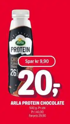 Coop Extra ARLA PROTEIN CHOCOLATE tilbud