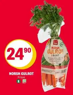 Coop Extra Norsk gulrot tilbud