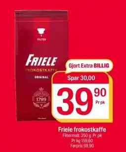 Coop Extra FRIELE FROKOSTKAFFE tilbud