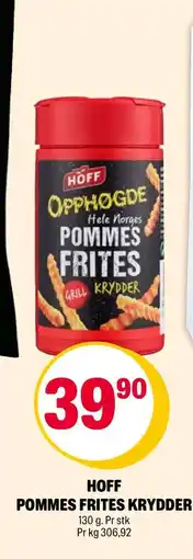 Coop Extra HOFF POMMES FRITES KRYDDER tilbud