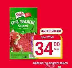 Coop Extra Gilde Go’ og magrere salami tilbud