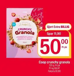 Coop Extra Coop crunchy granola tilbud