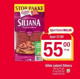 Coop Extra Gilde salami Siliana tilbud