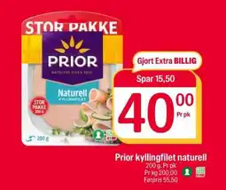 Coop Extra Prior kyllingfilet naturell tilbud