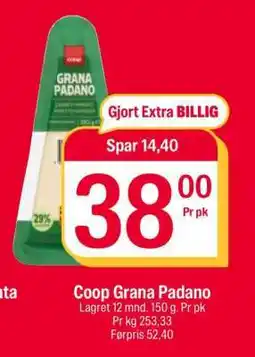 Coop Extra Coop Grana Padano tilbud