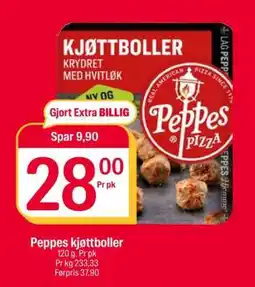 Coop Extra PEPPES KJØTTBOLLER tilbud