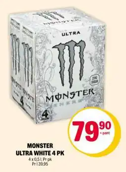 Coop Extra MONSTER ULTRA WHITE 4 PK tilbud
