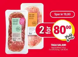 Coop Extra TAGA SALAMI tilbud