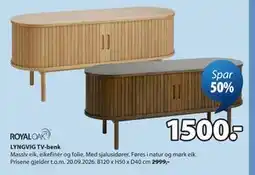 JYSK LYNGVIG TV-benk tilbud