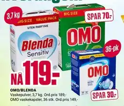 Europris OMO/BLENDA tilbud
