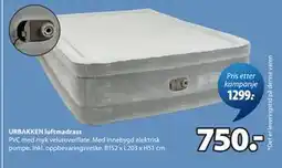 JYSK URBAKKEN luftmadrass tilbud
