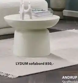 JYSK LYDUM sofabord tilbud