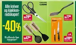 Europris Alle kniver og kjøkkenredskaper! tilbud