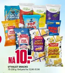 Europris UTVALGT SNACKS tilbud
