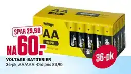 Europris VOLTAGE BATTERIER tilbud