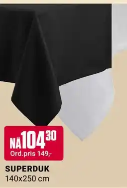 Europris SUPERDUK tilbud