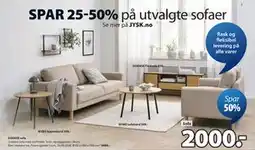 JYSK EGENSE sofa tilbud