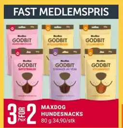 Europris MAXDOG HUNDESNACKS tilbud