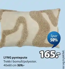 JYSK LYNG pyntepute tilbud