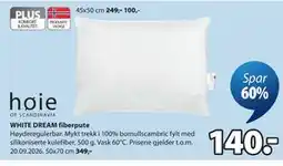 JYSK WHITE DREAM fiberpute tilbud