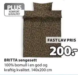 JYSK BRITTA sengesett tilbud