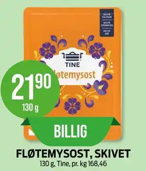 Kiwi FLØTEMYSOST, SKIVET tilbud