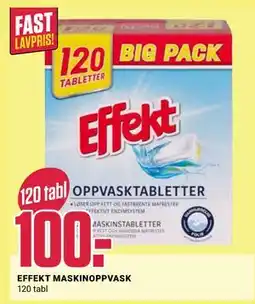 Europris EFFEKT MASKINOPPVASK tilbud