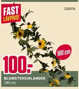 Europris BLOMSTERGIRLANDER tilbud