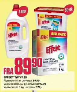 Europris EFFEKT TØYVASK tilbud