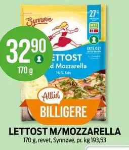 Kiwi LETTOST M/MOZZARELLA tilbud