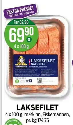 Kiwi LAKSEFILET tilbud