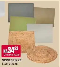 Europris SPISEBRIKKE tilbud
