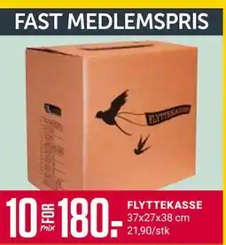 Europris FLYTTEKASSE, Medlemspris tilbud