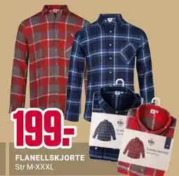 Europris FLANELLSKJORTE tilbud